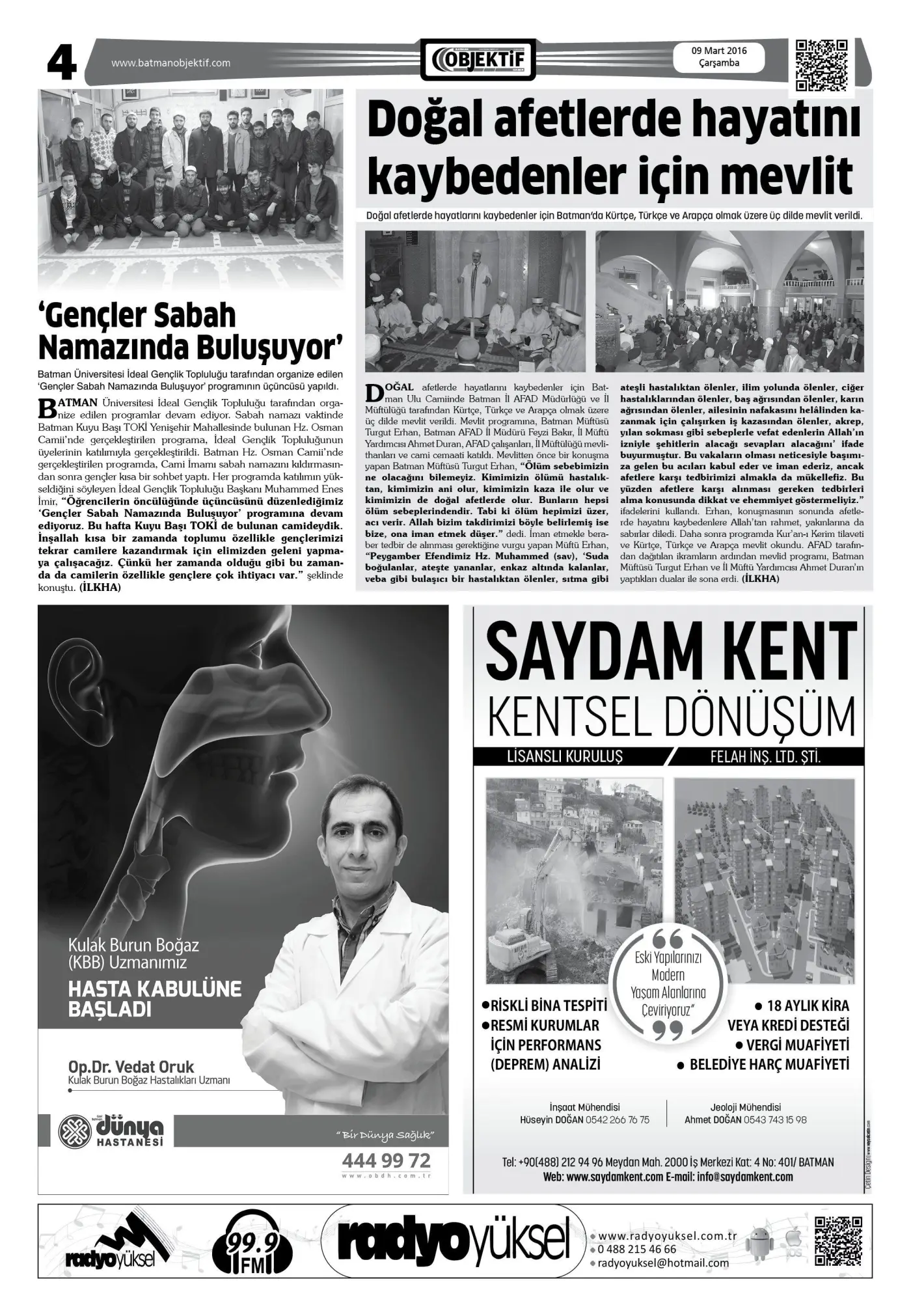 09.03.2016 tarihli sayı, 3. sayfa
