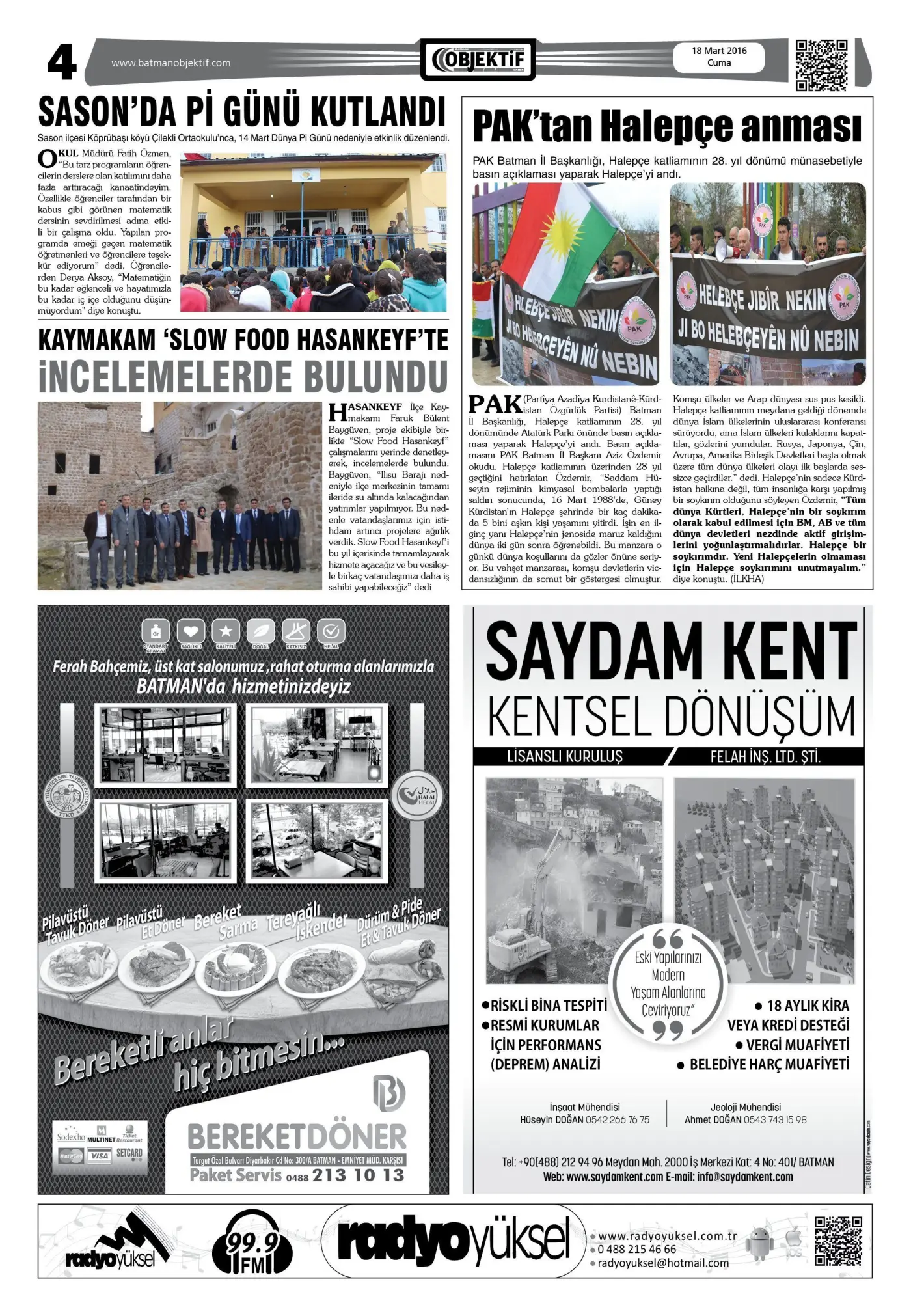 17.03.2016 tarihli sayı, 3. sayfa