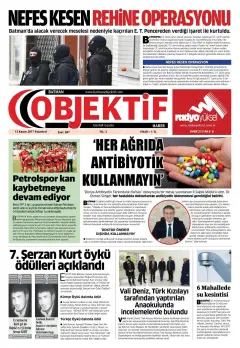 12.11.2017 tarihli sayının kapağı
