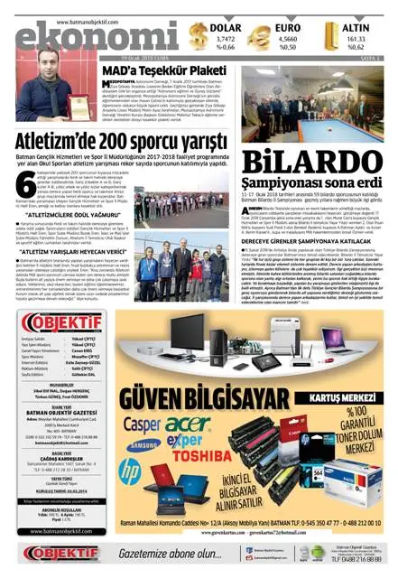 19.01.2018 tarihli sayı, 3. sayfa