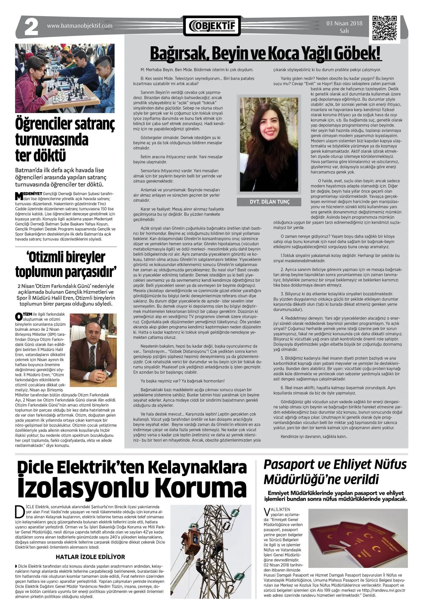 02.04.2018 tarihli sayı, 2. sayfa