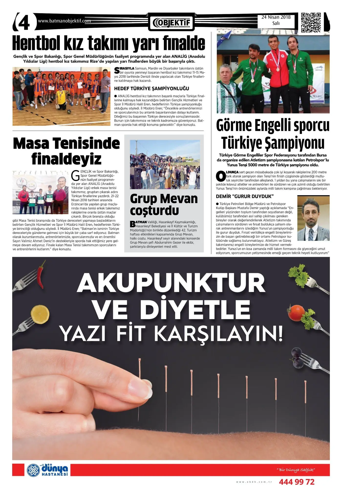 23.04.2018 tarihli sayı, 4. sayfa