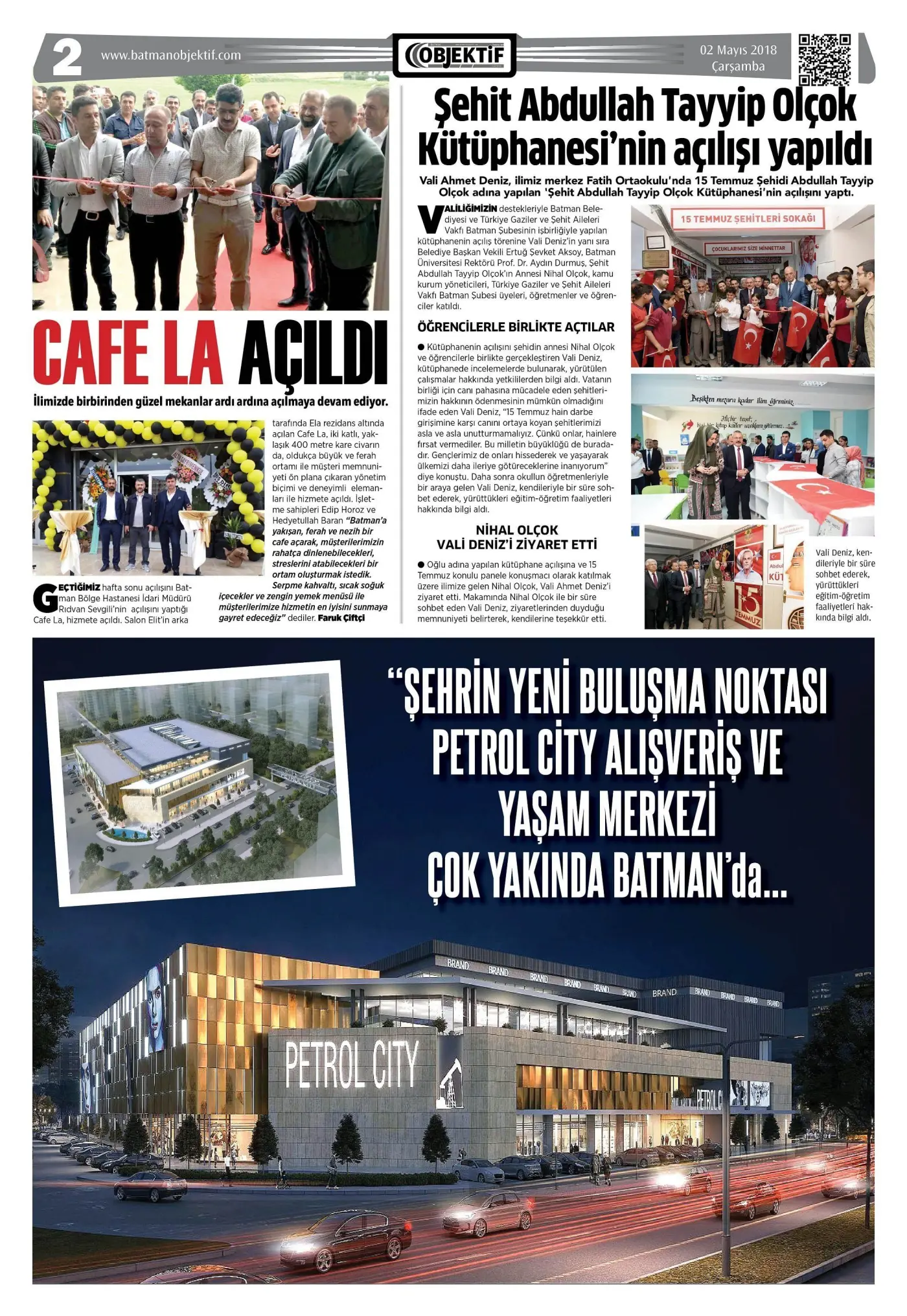 01.05.2018 tarihli sayı, 2. sayfa