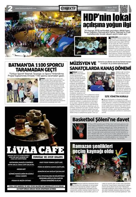 22.05.2018 tarihli sayı, 2. sayfa