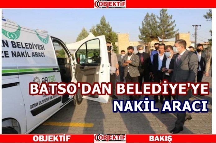 BATSO’dan Belediyeye araç desteği