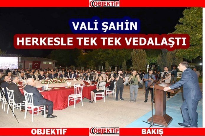 Vali Şahin, Batman’a veda etti