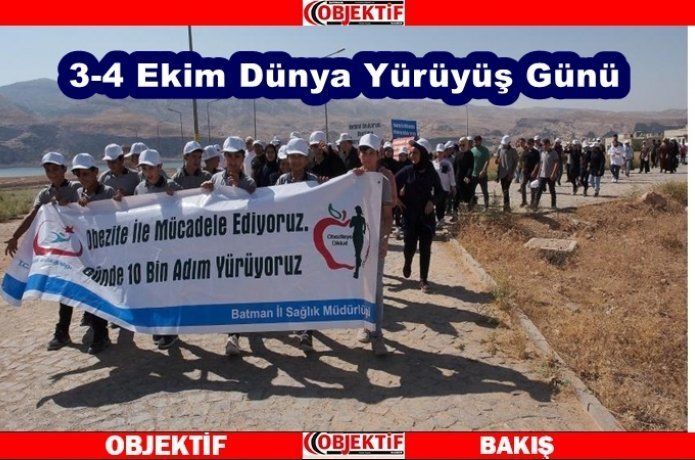 Hasankeyf'te yürüyüş etkinliği