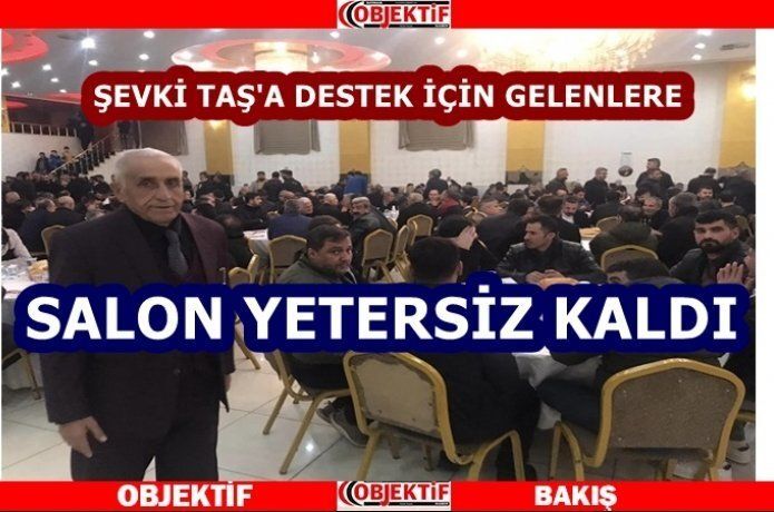 Şevki Taş'ın dayanışma yemeğine büyük ilgi