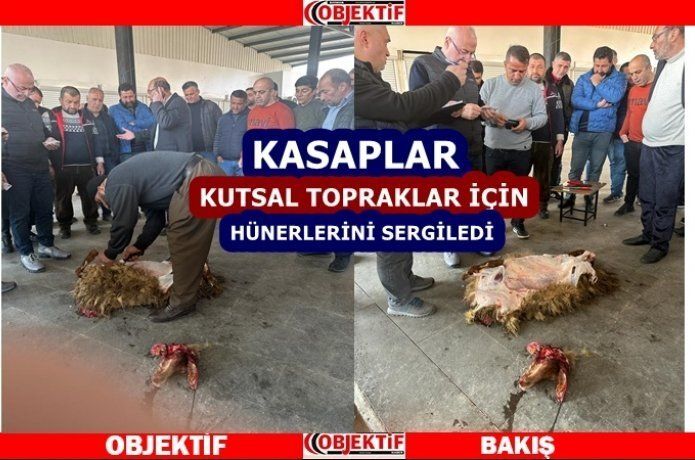 Kasap adayları ter döktü