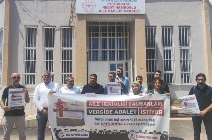 Sağlıkçılardan eylem !