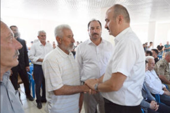 Acılı aileye başsağlığı ziyareti