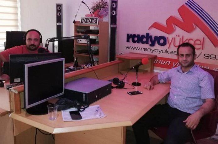 Yazarı, Osman Kaya “Radyo Yüksel”e konuk oldu