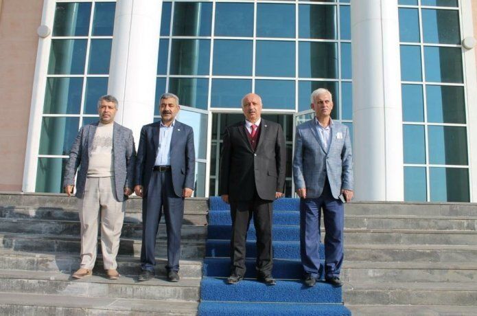 HÜDA PAR İl Başkanı Şahin’den Rektör Durmuş’a ziyaret