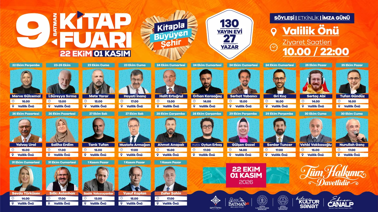 9. BATMAN KİTAP FUARI KAPILARINI AÇIYOR