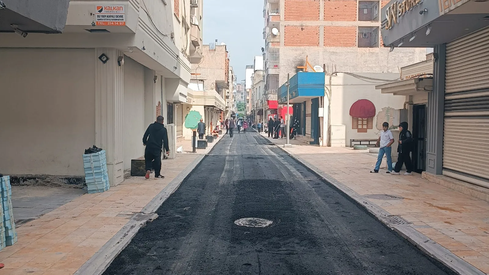 Hasankeyf Sokağı’na 360 Ton Asfalt Serildi
