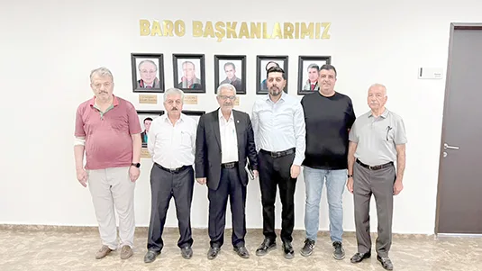TERÖRSÜZ TÜRKİYE SÜRECİ BARO ZİYARETİNDE ELE ALINDI