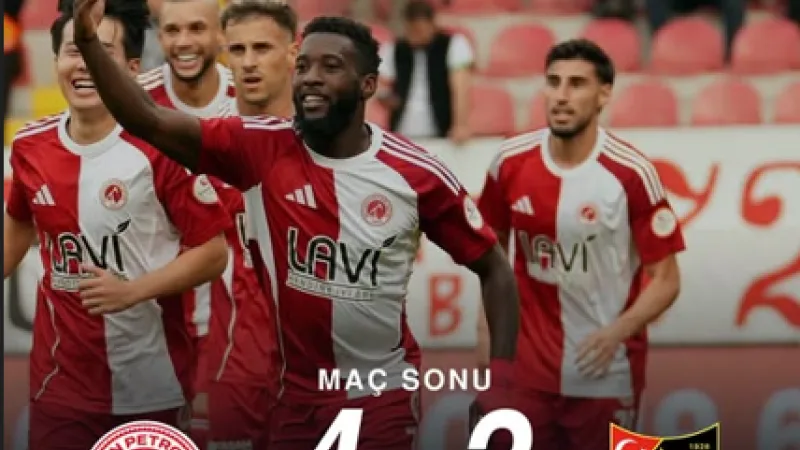 PETROLSPOR’DAN İSTANBULSPOR’A GOLLER 4-2