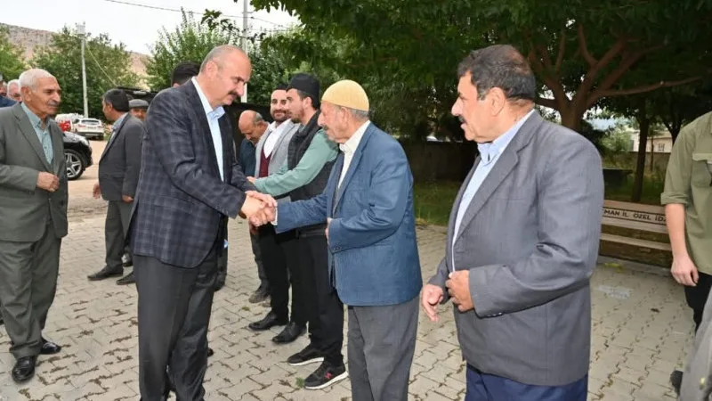 VALİ CANALP BEŞİRİ KÖYLERİNDE VATANDAŞLARLA BULUŞTU