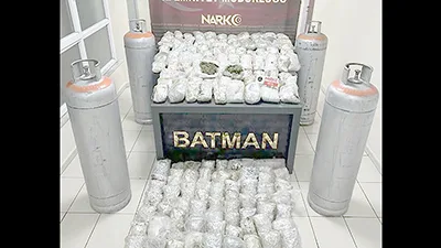 SANAYİ TÜPLERİNDEN 87,5 KİLO SKUNK ÇIKTI