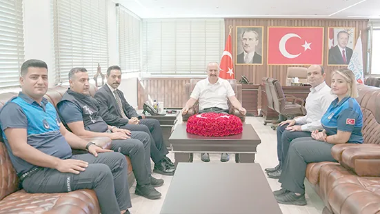 ZABITA PERSONELİNDEN VALİ CANALP’E ZİYARET