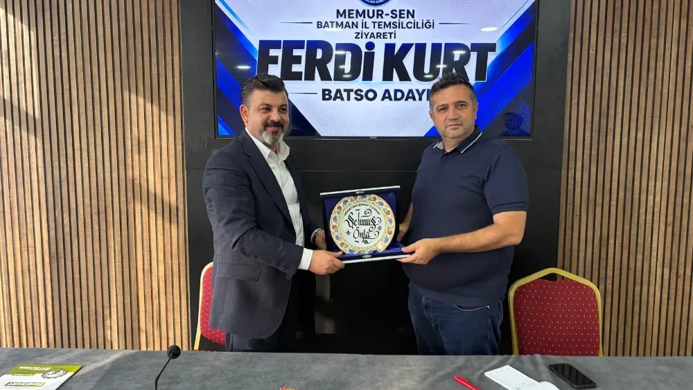BATSO ADAYI FERDİ KURT’TAN MEMUR-SEN’E ZİYARET
